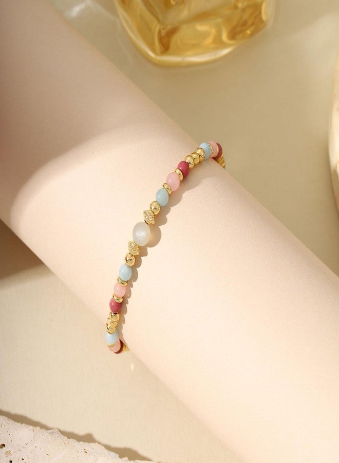AULSIEY New Mom To Be Gift, First Time Mom Essentials Gifts, Pregnancy Gifts for Expecting Mommy, Healthy Pregnancy Must Haves Bracelet Announcement Gift, Mother Mama Bracelets Jewelry -4mm - Image 5