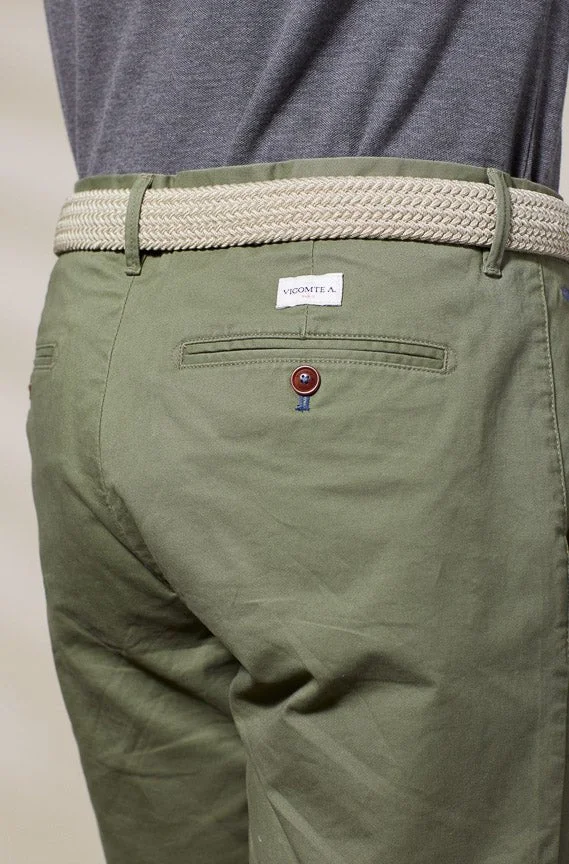 Vicomte A. Loic Khaki Shorts