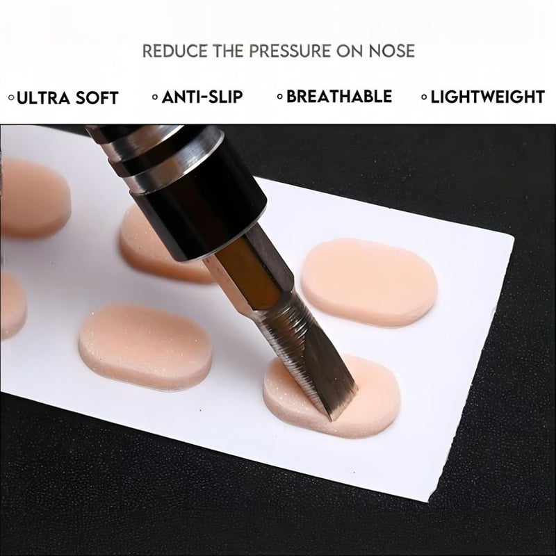 56 Skin Color EVA Sponge Disposable Eyeglasses Nose Pads Anti Slip Pressure Reducing For All Eyewear - Image 4