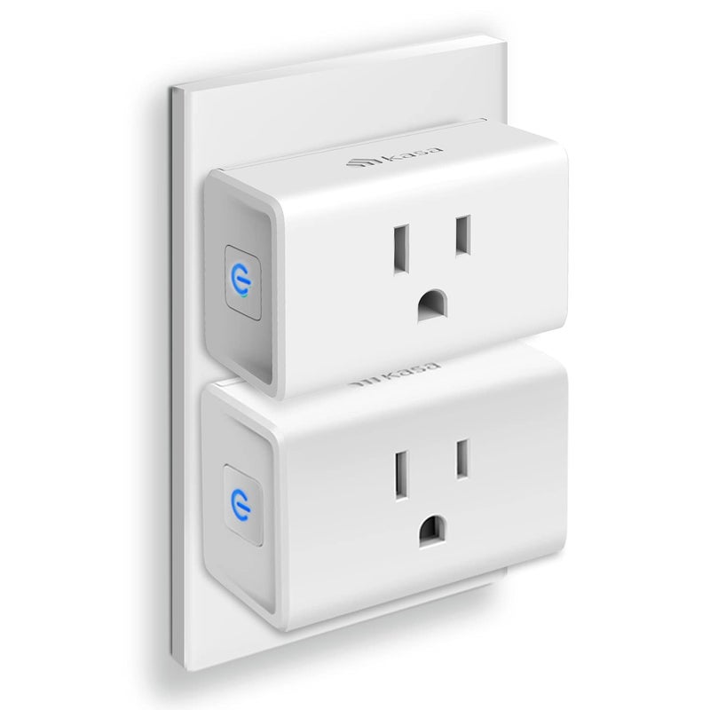 Kasa Smart Plug Ultra Mini 15A, Smart Home Wi-Fi Outlet Works with Alexa, Google Home & IFTTT, No Hub Required, UL Certified, 2.4G WiFi Only, 2 Count (Pack of 1)(EP10P2) , White - Image 4