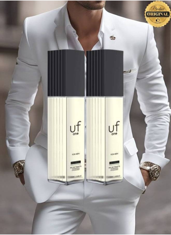يو إف 2 قطع عطر يو اف ون للرجال 100 مل  - Image 1