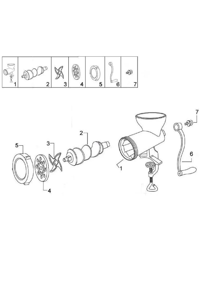 Multifunctional Manual Meat Grinder Size 8 - pzsku/ZF7099107BDFA365285EFZ/45/_/1653140245/6647258d-d880-4dc5-bfd3-baa5d73cfcf3