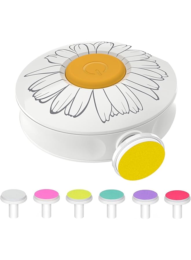 X spring Baby Nail Trimmer Electric Nail Trimmer For Babies Gentle And Safe Nail Clipper With 6 Grinding Heads Quiet And Ergonomic Design Baby Nail Trimmers Electric For Newborn Toddler Adult - Image 1