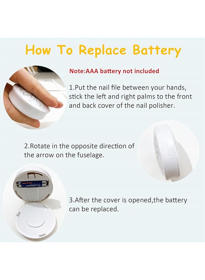 X spring Baby Nail Trimmer Electric Nail Trimmer For Babies Gentle And Safe Nail Clipper With 6 Grinding Heads Quiet And Ergonomic Design Baby Nail Trimmers Electric For Newborn Toddler Adult - Image 4