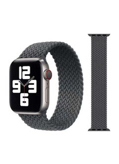 Braided Solo Band for Apple Watch Series 1/2/3/4/5/6/SE 44/42mm Space Grey