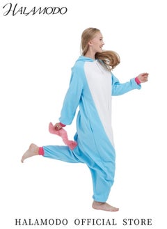 HALAMODO Adult Animal Onesie Pajamas Animal Cosplay Costume Sleepwear Comfy Homewear Halloween Animal Cosplay Pajamas Suit for Men & Women  - Image 3