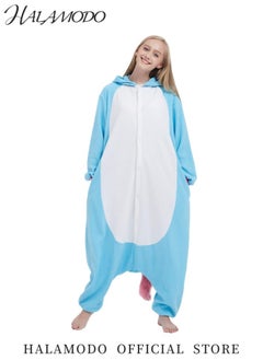HALAMODO Adult Animal Onesie Pajamas Animal Cosplay Costume Sleepwear Comfy Homewear Halloween Animal Cosplay Pajamas Suit for Men & Women  - Image 5