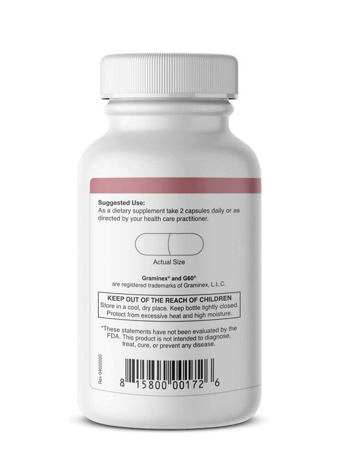 GRAMINEX - Pollenberry Dietary Supplement G60 Concentrated Flower Pollen Extract Cranberry Powder Supports Skin Urinary Tract And Bladder Health Natural Antioxidant 60 Capsules - Image 1