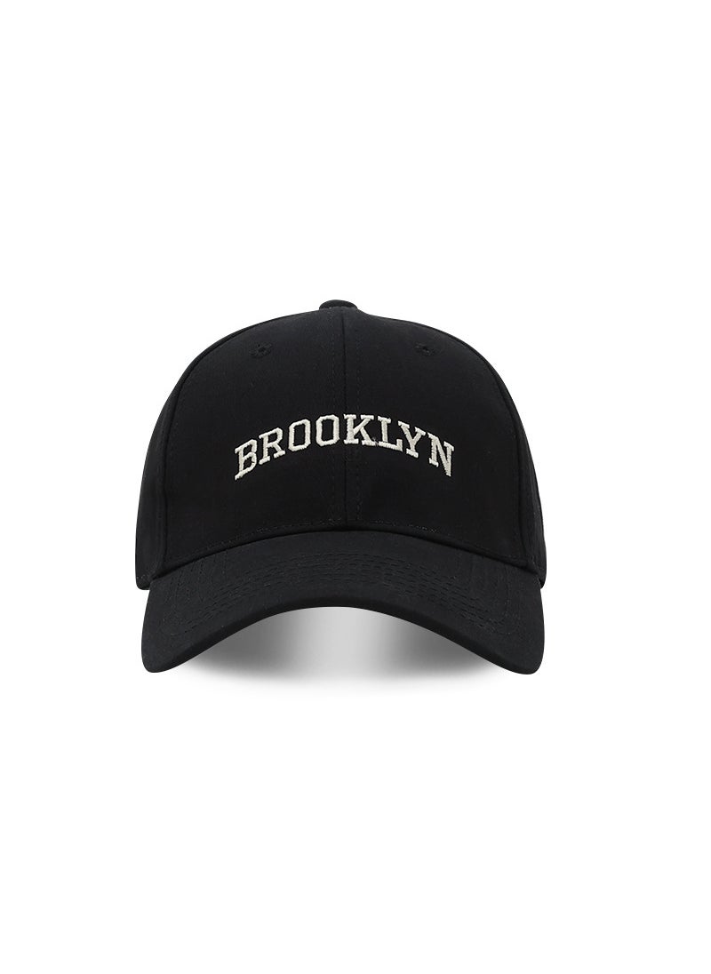 Generic Unisex Embroidered Baseball Cap with Wide Brim Red  - Image 5