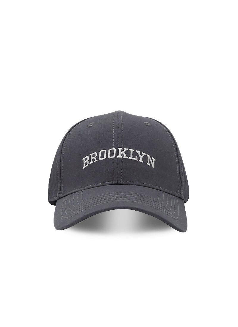 Generic Unisex Embroidered Baseball Cap with Wide Brim Red  - Image 3