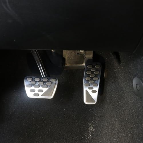 Takelablaze Non-Slip Foot Pedals Pads Aluminum Auto Pedal Covers Compatible with Jeep Wrangler JL/JLU 2018-2024 2020 2021 2022 2023 2024 Gladiator JT - Image 2