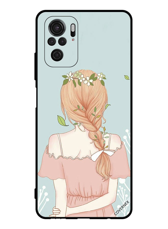 Covernex Protective Case Cover For Xiaomi Redmi Note 10 4g Standing Girl Looking Cute - Image 1
