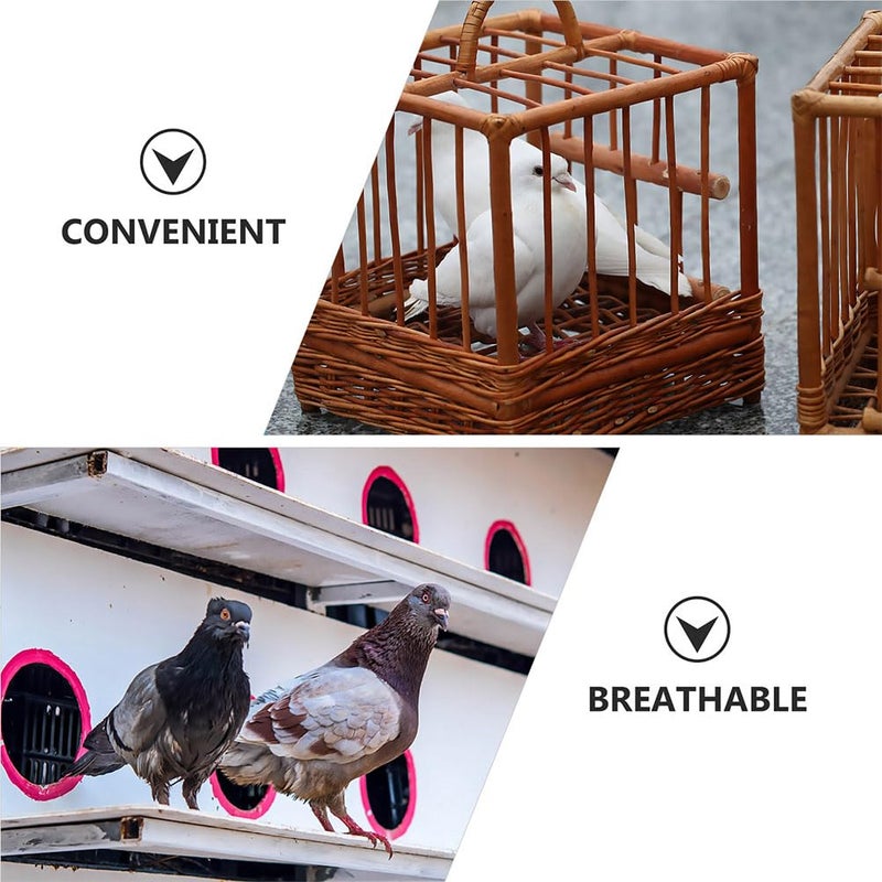 OUNONA 10Pcs Coconut Fiber Bird Nesting Pads - Round Mats for Pigeon, Finch, Lovebird, Hummingbird, Rabbit, Hamster - 5.9 Inch Diameter, 0.31 Inch Thick - Image 3