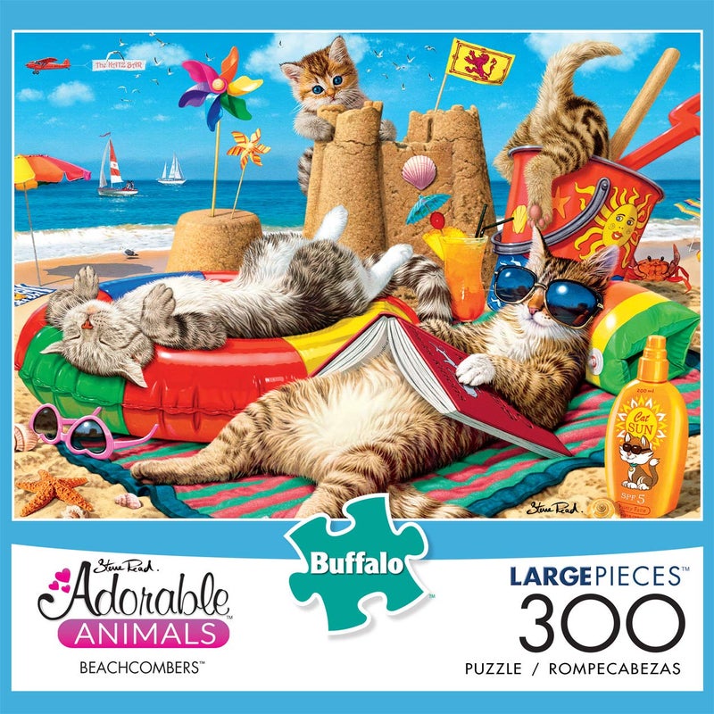 Buffalo Games - Steve Read - Beachcombers - 300 Piece Jigsaw Puzzle For Adults -Challenging Puzzle Perfect for Game Nights - Finished Size is 21.25 x 15.00 - Image 2