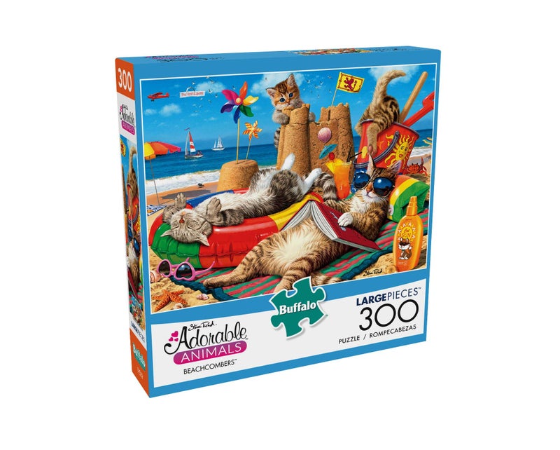 Buffalo Games - Steve Read - Beachcombers - 300 Piece Jigsaw Puzzle For Adults -Challenging Puzzle Perfect for Game Nights - Finished Size is 21.25 x 15.00 - Image 3