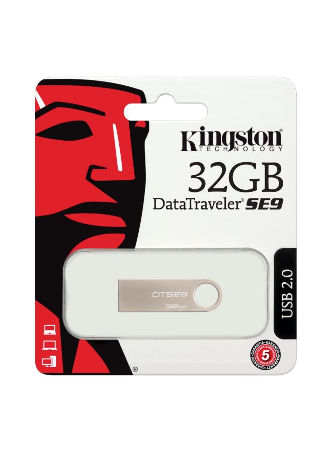 Kingston DataTraveler SE9 32GB USB 2.0 Flash Drive (DTSE9H/32GBZ) - Image 3