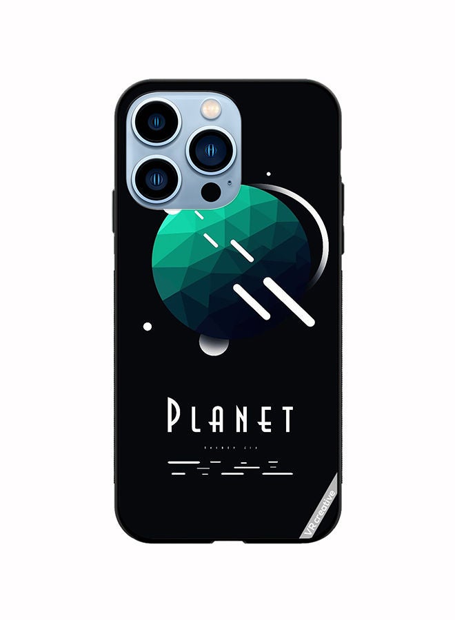 VR CREATIVE Protective Case Cover For Apple iPhone 14 Pro Max Planet Design Multicolour - Image 1