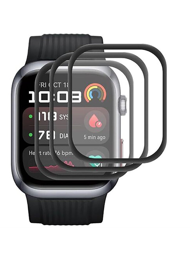 Screen Protector for Huawei Watch D2 Clear HD Hydrogel Film Anti-Scratch 3D Curved Full Cover Composite Material Screen Protection Film Full Coverage Wear-resistant (3pcs)  - Image 1