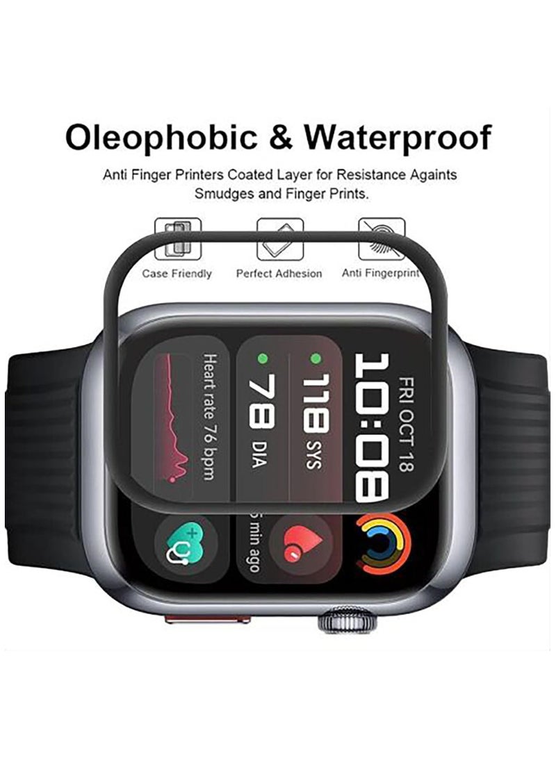 Screen Protector for Huawei Watch D2 Clear HD Hydrogel Film Anti-Scratch 3D Curved Full Cover Composite Material Screen Protection Film Full Coverage Wear-resistant (3pcs)  - Image 5