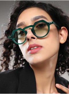 Haute Sauce Polarized Full Rim Round Sunglasses For Women  - Image 3