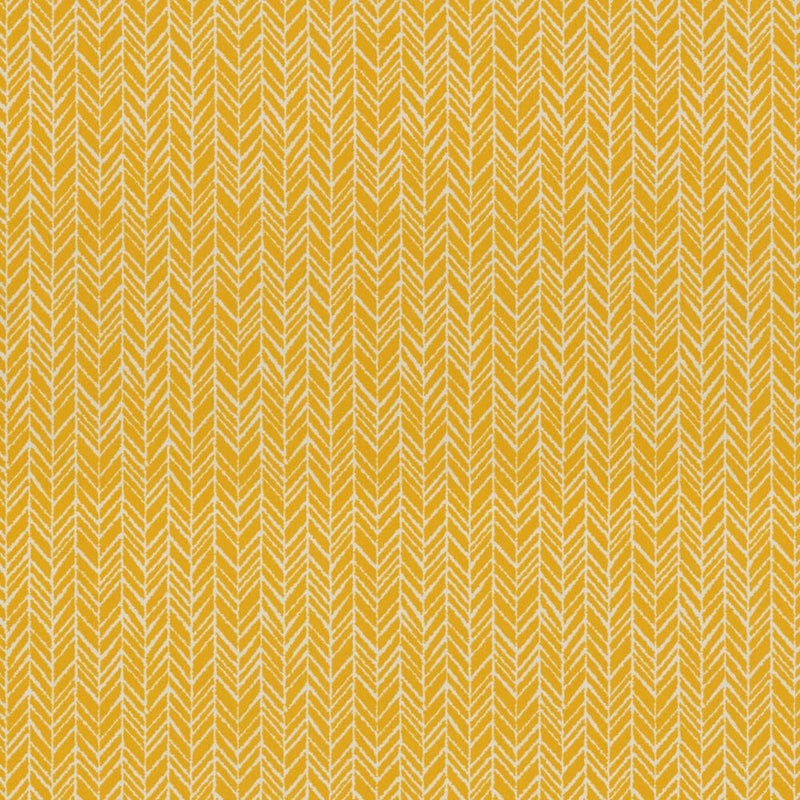 Pillow Perfect Outdoor/Indoor Herringbone Egg Yolk Throw Pillows, 18.5" x 18.5", Yellow, 2 Count - Image 3