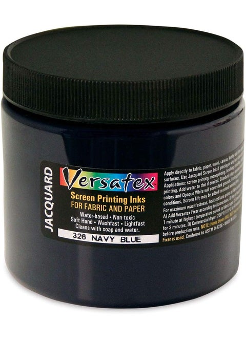 Versatex Printing Ink 26 16oz Navy Blue