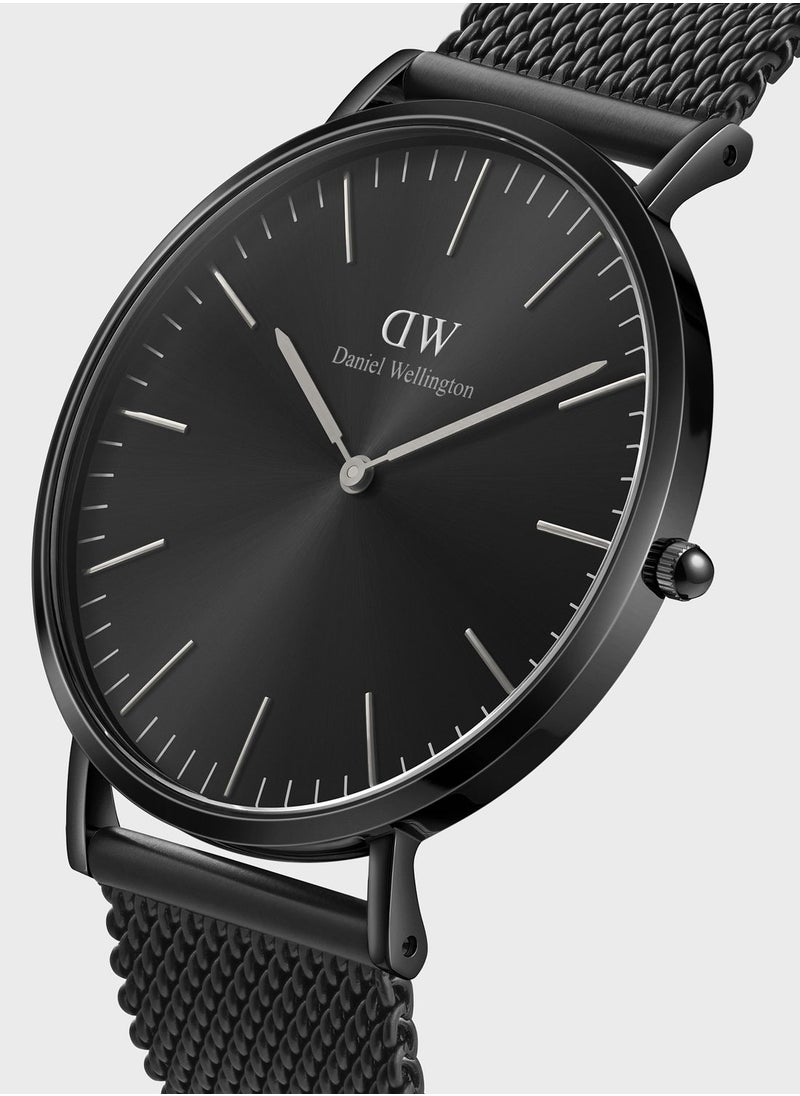Classic Mesh Strap Analog Watch