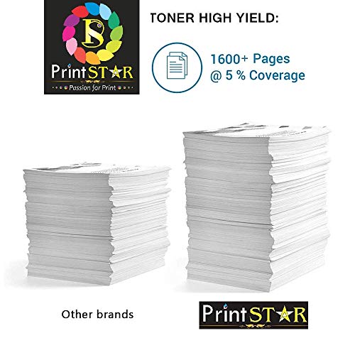 Print Star Ultra Dark Toner Powder for HP 12A/15A/49A/53A Canon FX9 Toner Powder Pack of 40 Single Color Toner (Black) - Image 5