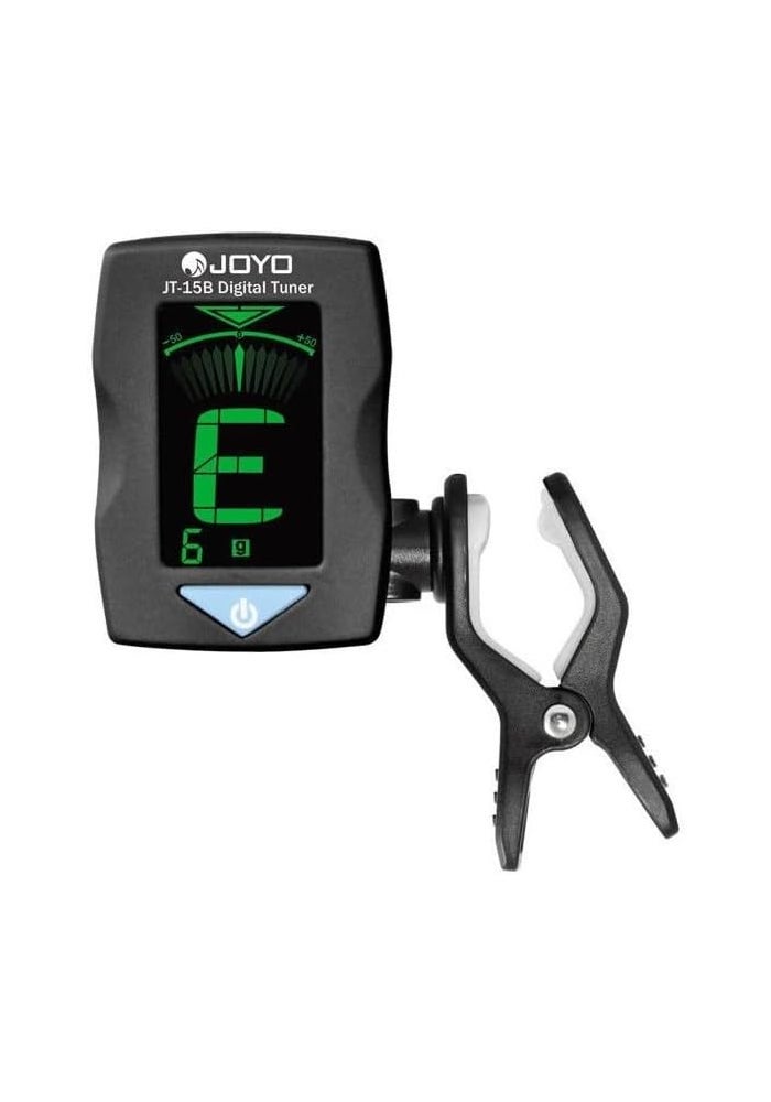 JOYO JT-15B Mini Clip-on Digital Tuner with Backlight for Guitar, Bass, Violin, Ukulele, Chromatic - Image 2