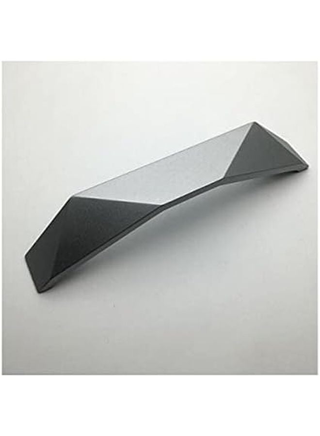 Creative Cabinet Handle Drawer Knob Zinc Alloy Pulls Black Silver Sir 128mm - Image 2