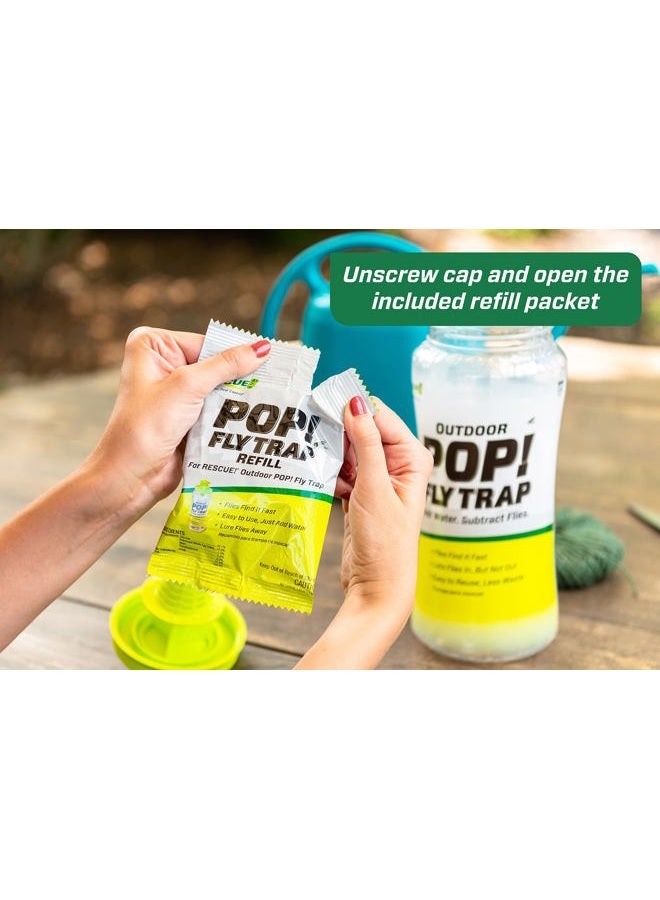 RESCUE ! POP! Fly Trap – Large Reusable Fly Trap for Outdoor Use - Image 3