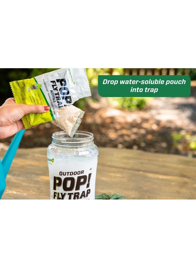 RESCUE ! POP! Fly Trap – Large Reusable Fly Trap for Outdoor Use - Image 4