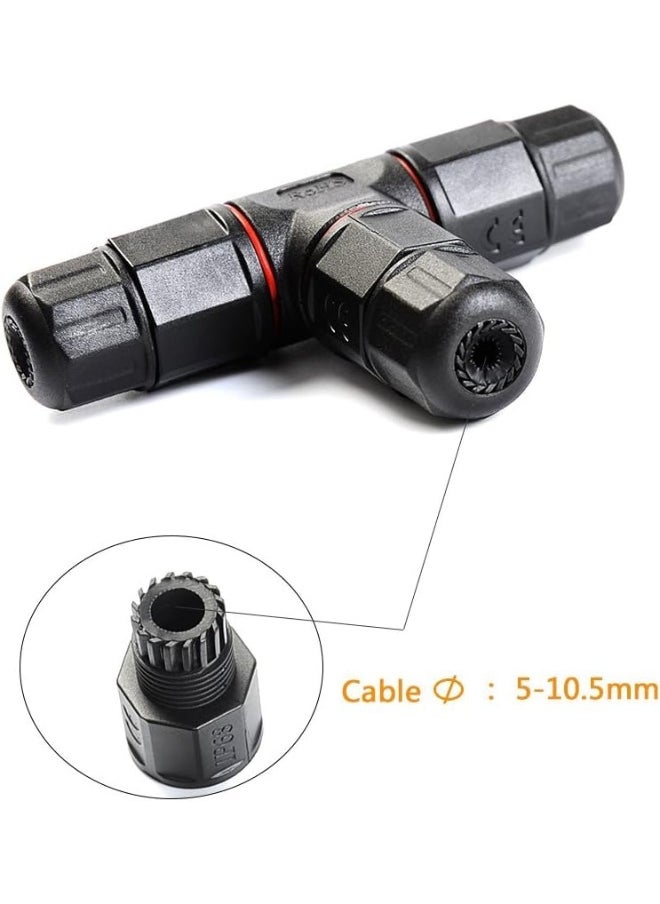 melfi Melfi Outdoor IP68 Waterproof Connector - 250V 16A Cable Wire for Gland Sleeve, Garden, Construction, and Plant Use  - Image 4