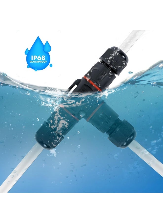melfi Melfi Outdoor IP68 Waterproof Connector - 250V 16A Cable Wire for Gland Sleeve, Garden, Construction, and Plant Use  - Image 5
