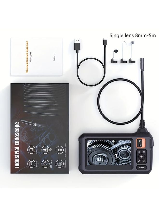 4.3 Inch HD Endoscope Camera 8mm Single Lens 2000mAh Battery For Auto Repair Plumbing - Image 1