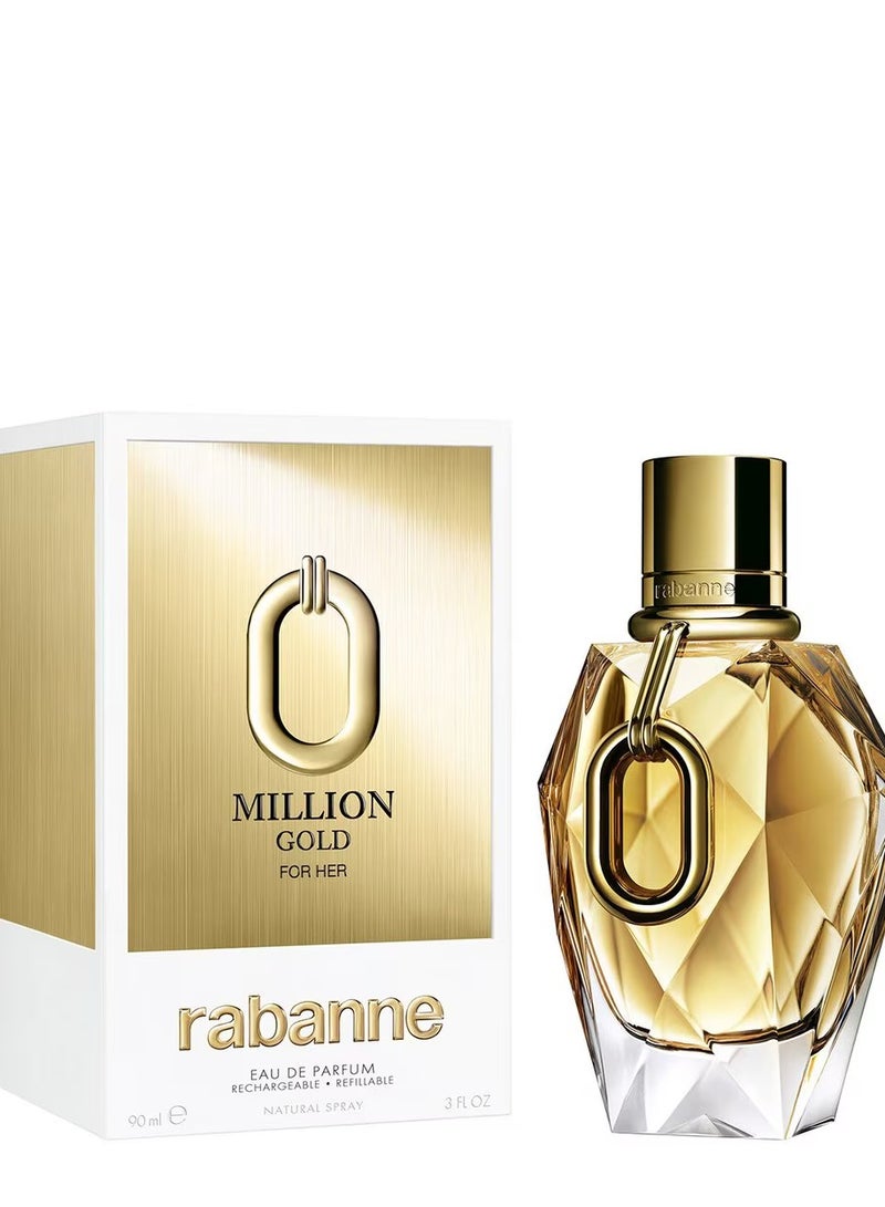 paco rabanne Million Gold For Her - Eau de Parfum 90ml - Image 3