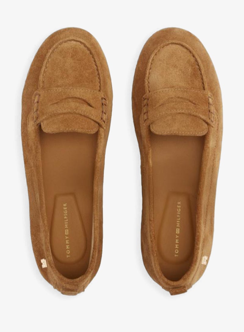 TOMMY HILFIGER Monogram Flexible Suede Loafers - Image 5