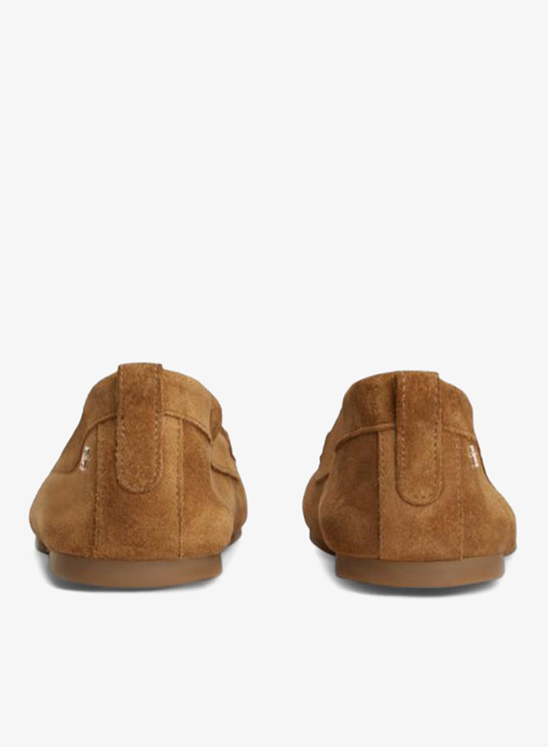 TOMMY HILFIGER Monogram Flexible Suede Loafers - Image 4