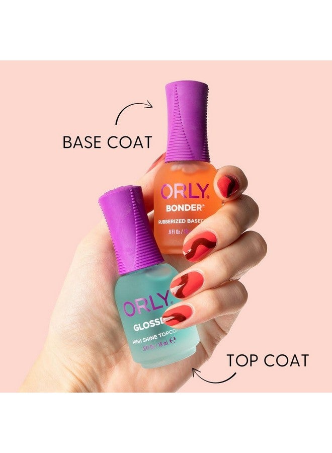 أورلى أورلي بوندر | طبقة أساسية لطلاء الأظافر | طبقة أساسية مطاطية لطالما طال انتظارها | غير سام | 0.6 أونصة سائلة - Image 3