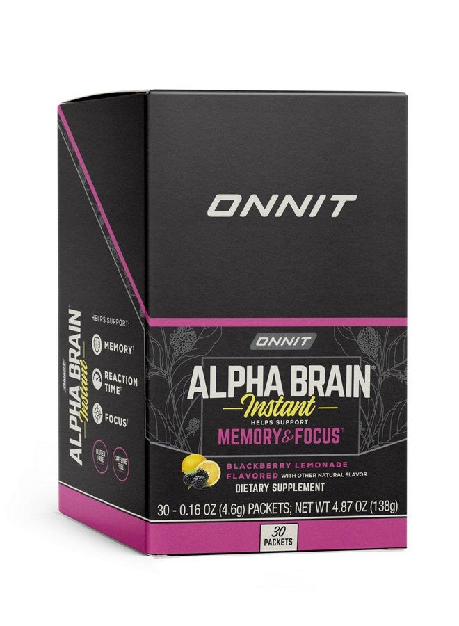 Onnit مشروب دعم الإدراك الفوري أونيت ألفا برين، بنكهة توت العليق والليمون، مكمل نوتروبيك للتركيز والذاكرة والوضوح، عبوات 0.13 أونصة، 30 حبة - Image 2