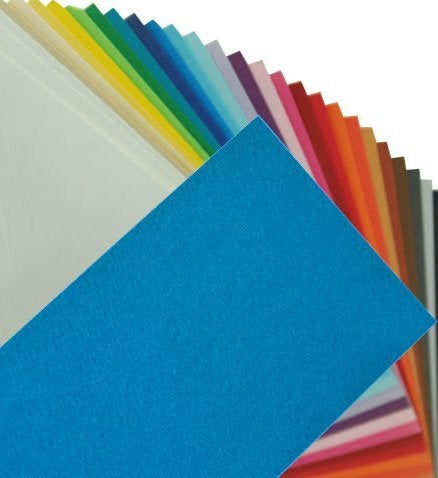 Fabriano Brustro Elle Erre Coloured Card Stock Craft Sheet 50 X 70 CM Azzurro Pack of 10