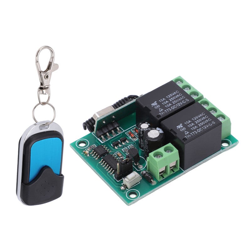 Tianhui Wireless Relay Remote Control ABS Plastic 12V Automatic Safety Relay - RF 433.92MHZ High Sensitivity 75ft Range Mini Relay Remote Switch for Garage Door Offroad Vehicle Winch - Image 5