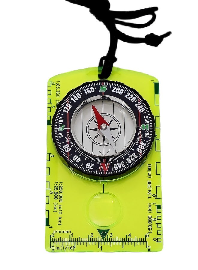 بوصلة توجيه - بوصلة كشفية متطورة للمشي والتخييم وحمل الحقائب - أفضل هدايا النجاة للأطفال - Image 1