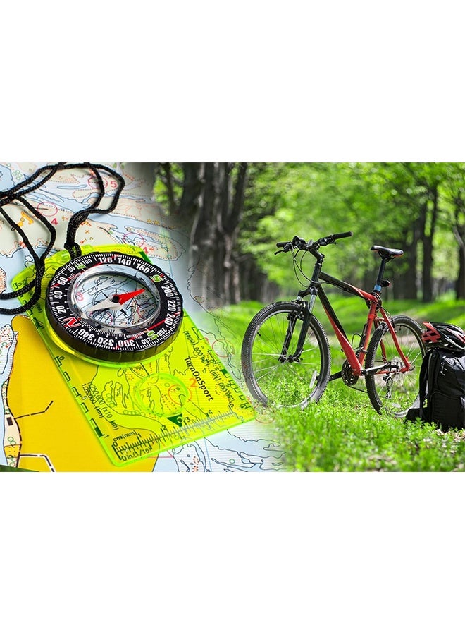 بوصلة توجيه - بوصلة كشفية متطورة للمشي والتخييم وحمل الحقائب - أفضل هدايا النجاة للأطفال - Image 5