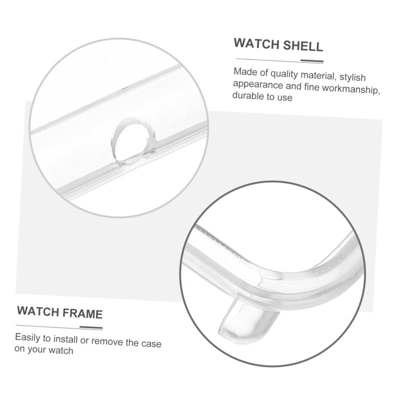 Transparent TPU Watch Case 4 2X3 6CM Lightweight Impact Resistant Easy Installation - Image 5