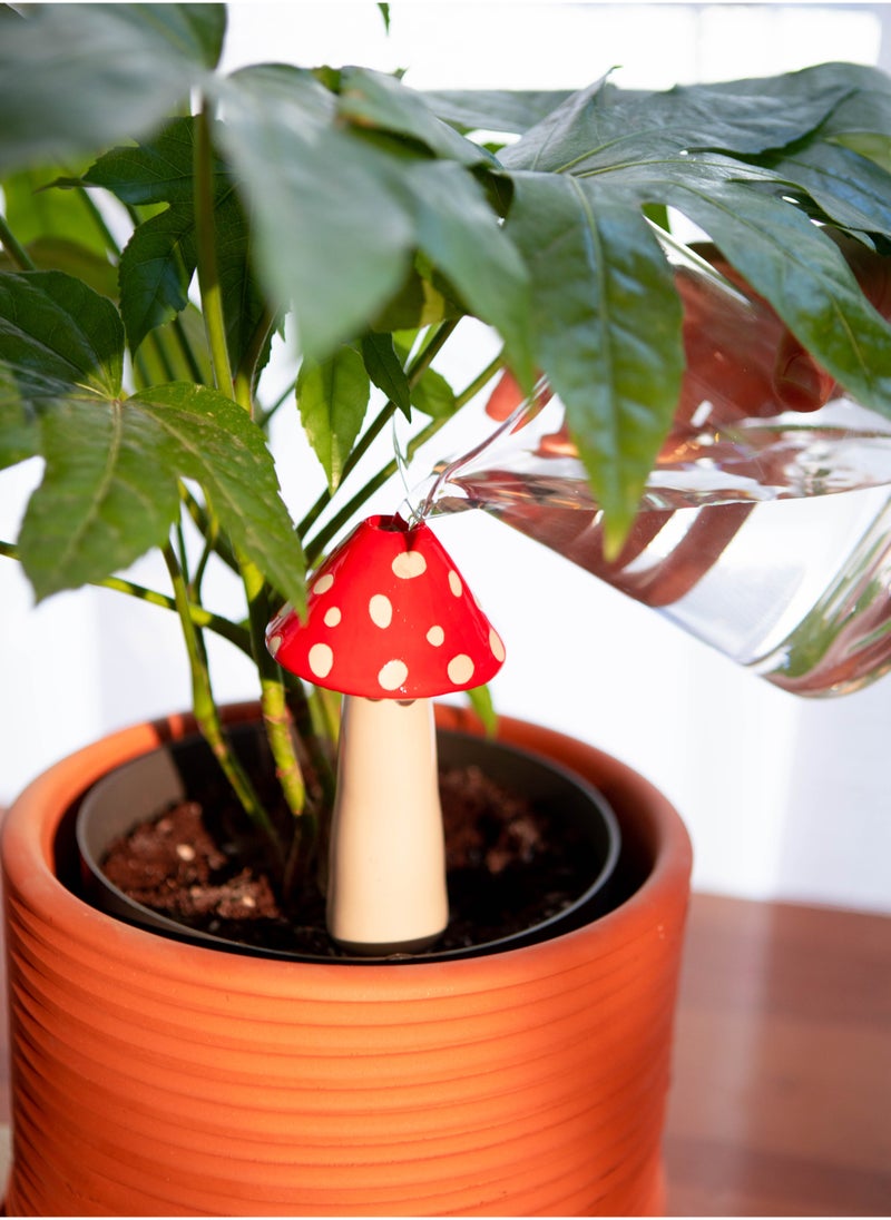 doiy - Amanita Self-Watering Planter – Red Mushroom-Inspired | Auto-Watering Planter | Plant Hydration Tool | Smart Watering Solution - Image 1