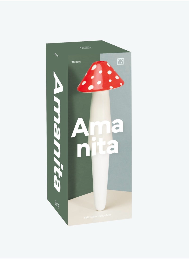 doiy - Amanita Self-Watering Planter – Red Mushroom-Inspired | Auto-Watering Planter | Plant Hydration Tool | Smart Watering Solution - Image 1