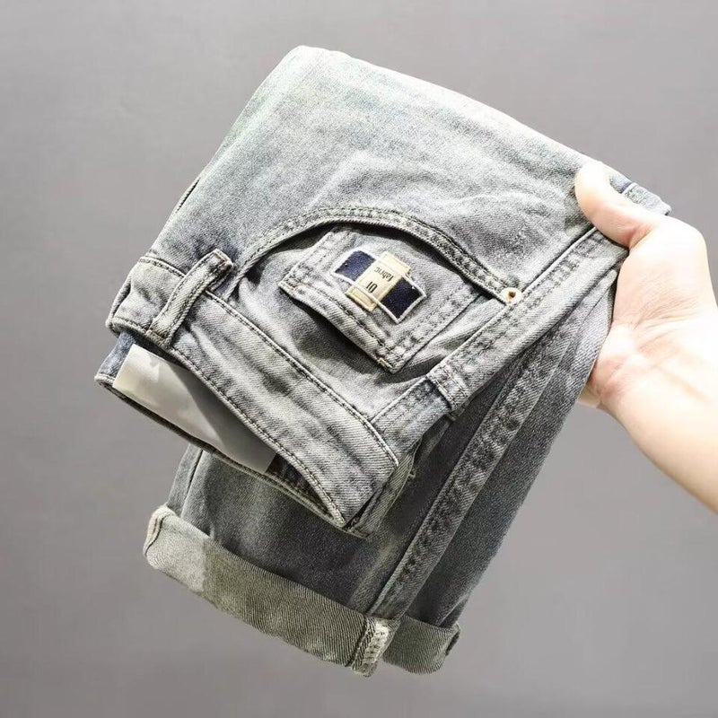 Unisex Classic Denim Jeans Loose Fit Daily Outdoor Wear - Image 1