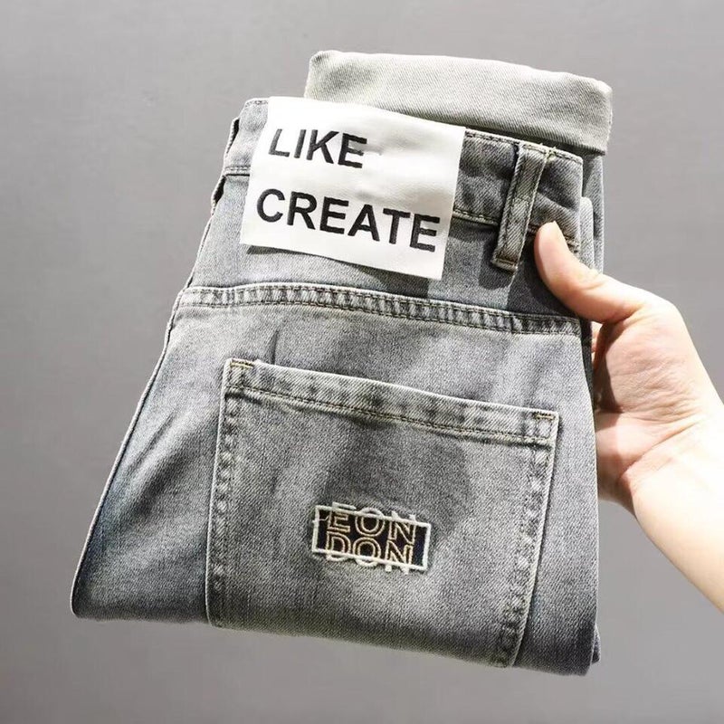 Unisex Classic Denim Jeans Loose Fit Daily Outdoor Wear - Image 4