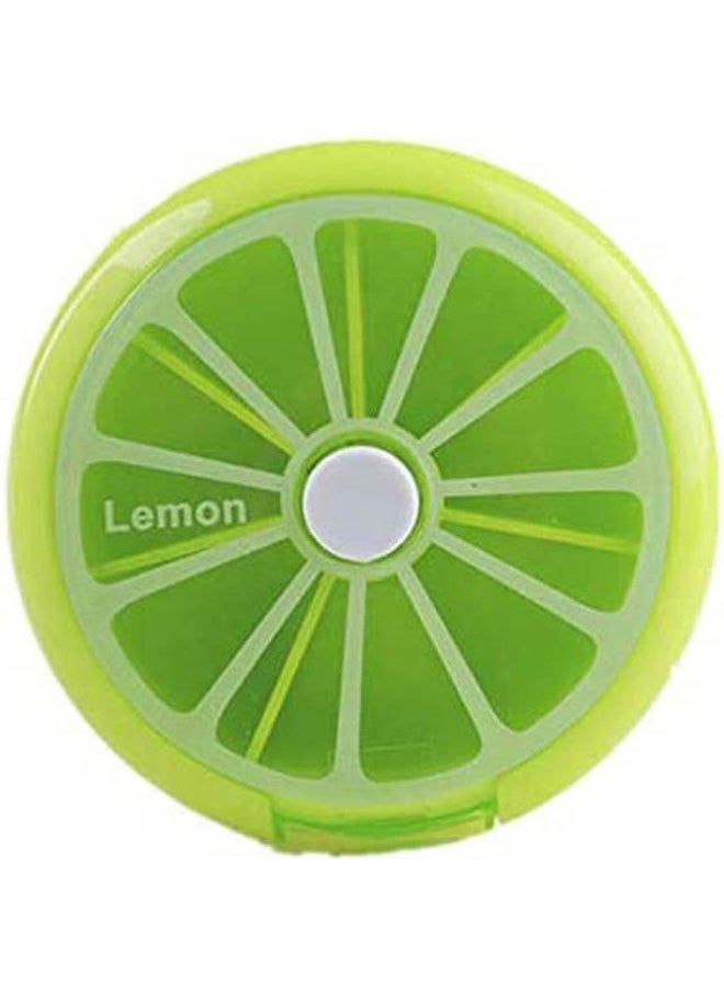 Generic - Rotating Portable Dispensing Pill Case Mini Pill Box Seven Grid Pill Case - Image 1